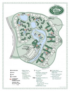 Port Orleans Riverside Resort Map